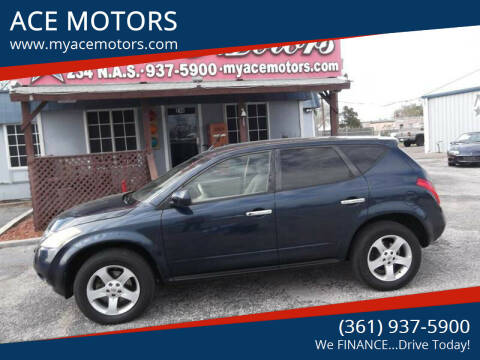 2005 Nissan Murano for sale at ACE MOTORS in Corpus Christi TX