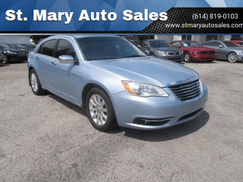 2013 Chrysler 200 for sale at St. Mary Auto Sales in Hilliard OH