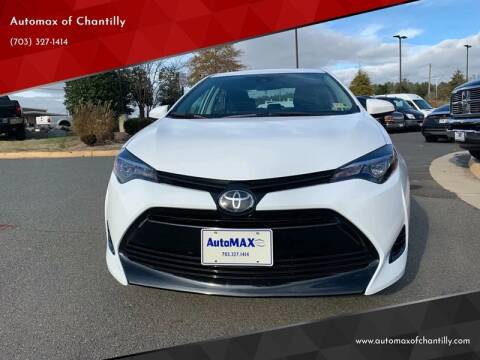 2019 Toyota Corolla for sale at Automax of Chantilly in Chantilly VA