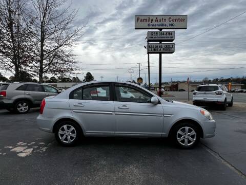 2009 Hyundai Accent for sale at FAMILY AUTO CENTER in Greenville NC