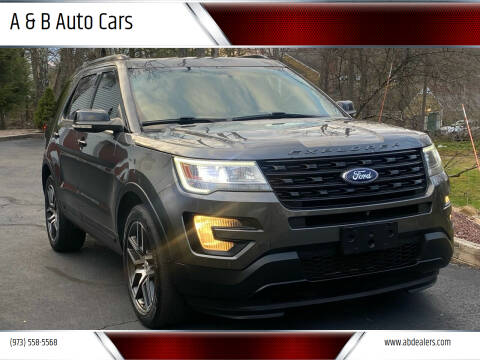 2016 Ford Explorer for sale at A & B Auto Cars in Newark NJ