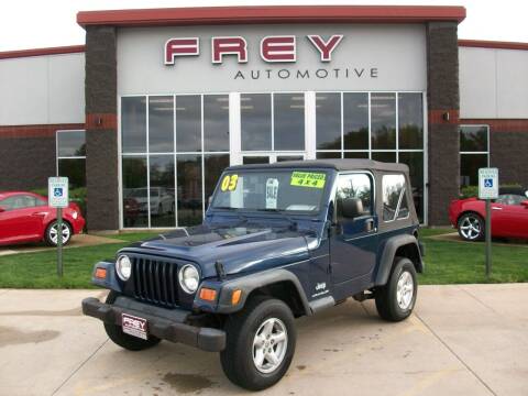 2003 Jeep Wrangler for sale at Frey Automotive in Muskego WI