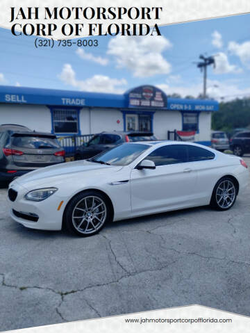 2012 BMW 6 Series for sale at JAH MOTORSPORT CORP OF FLORIDA in Cocoa FL