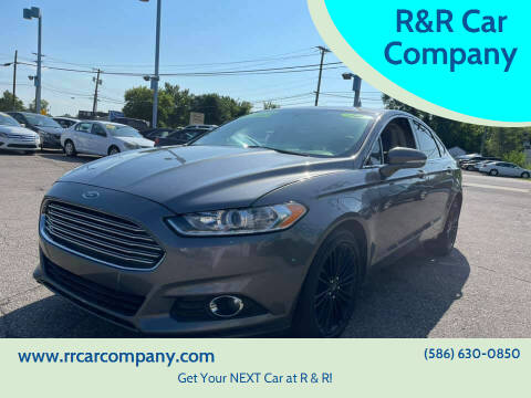 2014 Ford Fusion for sale at R&R Car Company in Mount Clemens MI