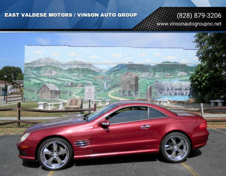 2003 Mercedes-Benz SL-Class for sale at EAST VALDESE MOTORS / VINSON AUTO GROUP in Valdese NC