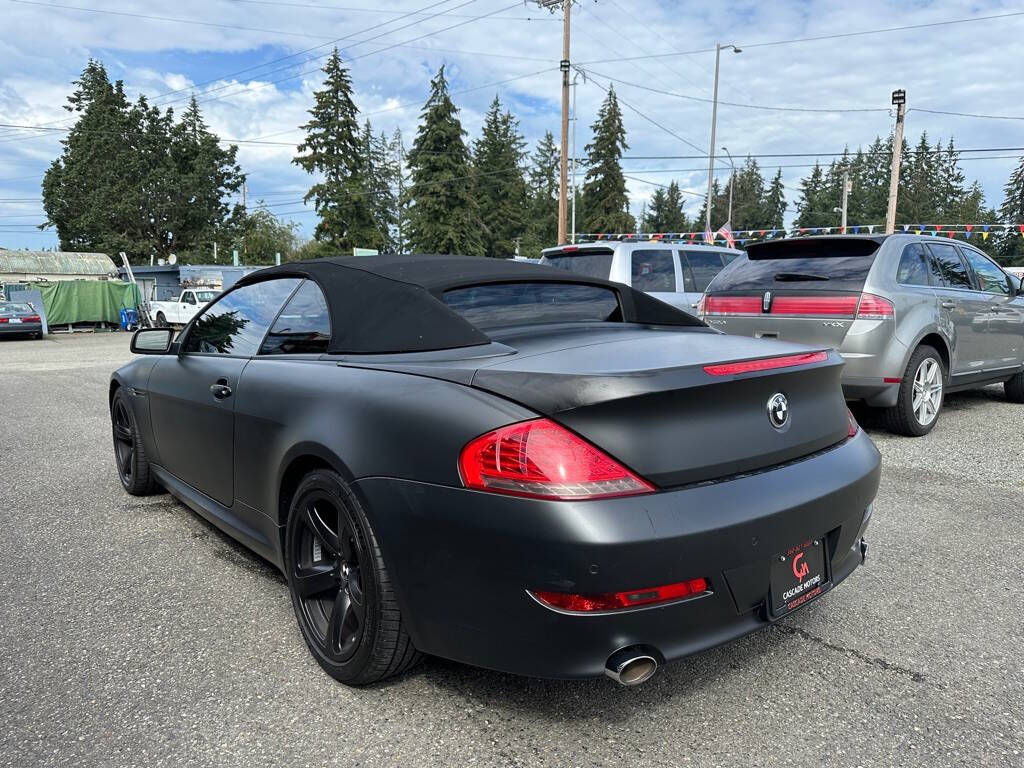 2008 BMW 6 Series for sale at Cascade Motors in Olympia, WA