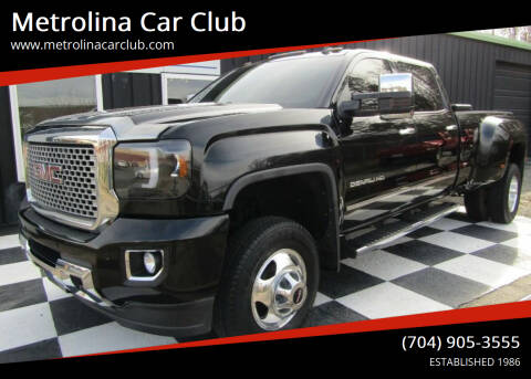 2015 GMC Sierra 3500HD for sale at Metrolina Car Club in Stallings NC