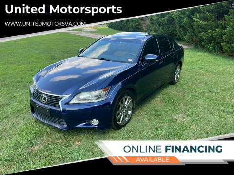 2013 Lexus GS 350 for sale at United Motorsports in Virginia Beach VA