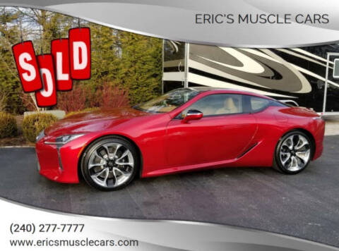 2019 Lexus LC 500 for sale at Eric's Muscle Cars in Clarksburg MD