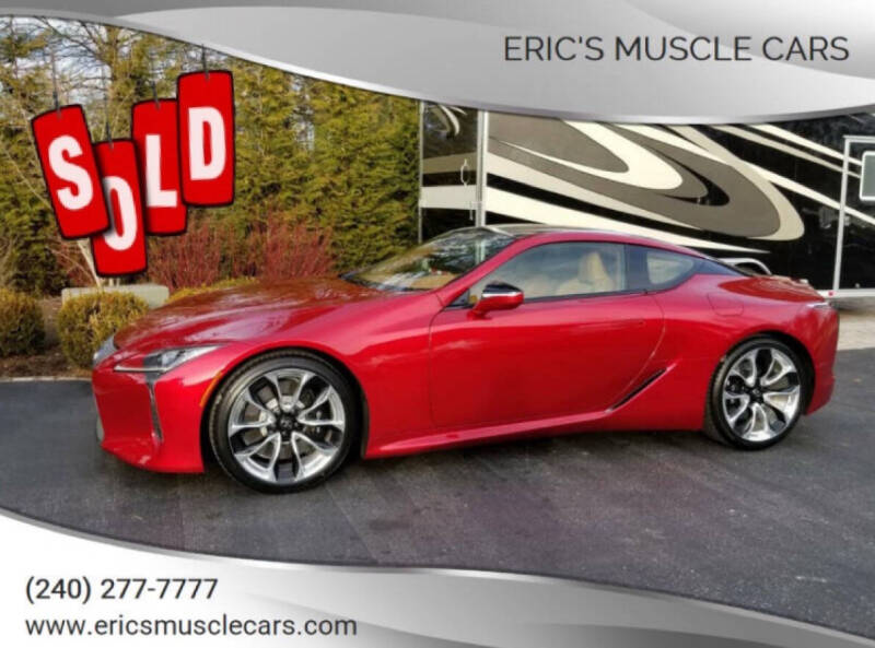 2019 Lexus LC 500 for sale at Eric's Muscle Cars in Clarksburg MD