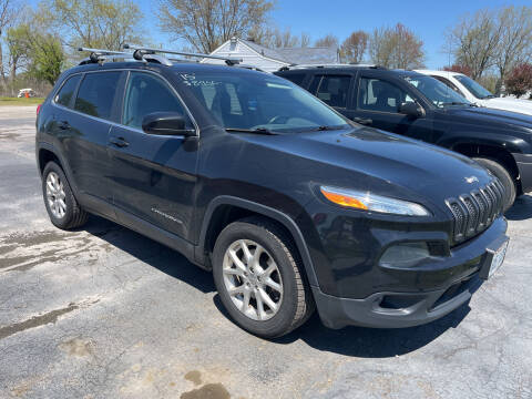 2014 Jeep Cherokee for sale at HEDGES USED CARS in Carleton MI