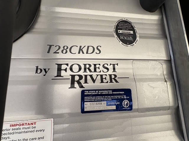 2018 Forest River SALEM 28CKDS