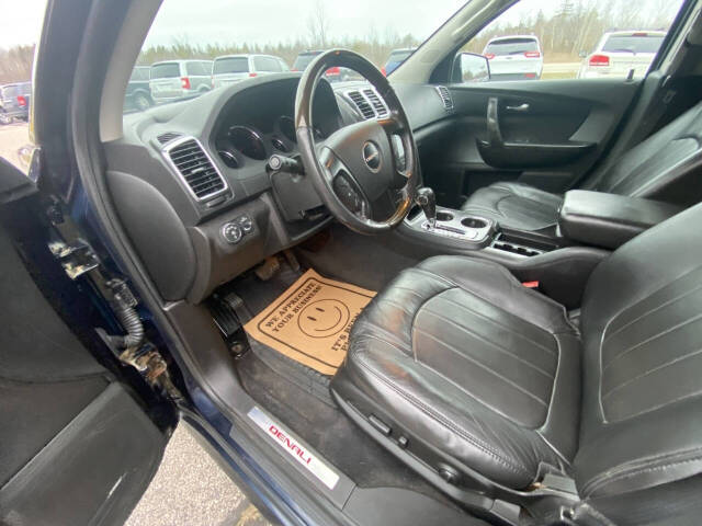 2012 GMC Acadia for sale at Galvanek's in Cadillac, MI