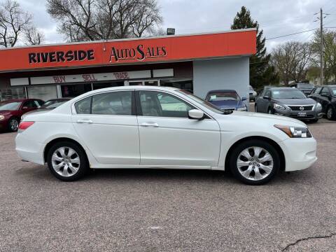 2008 Honda Accord for sale at RIVERSIDE AUTO SALES in Sioux City IA