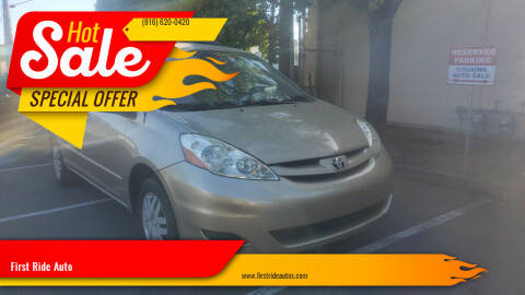 2006 Toyota Sienna for sale at First Ride Auto in Sacramento CA