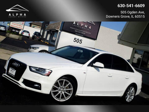 2015 Audi A4 for sale at Alpha Luxury Motors in Downers Grove IL