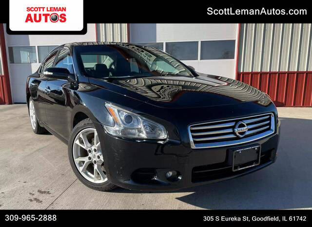 2013 Nissan Maxima for sale at SCOTT LEMAN AUTOS in Goodfield IL