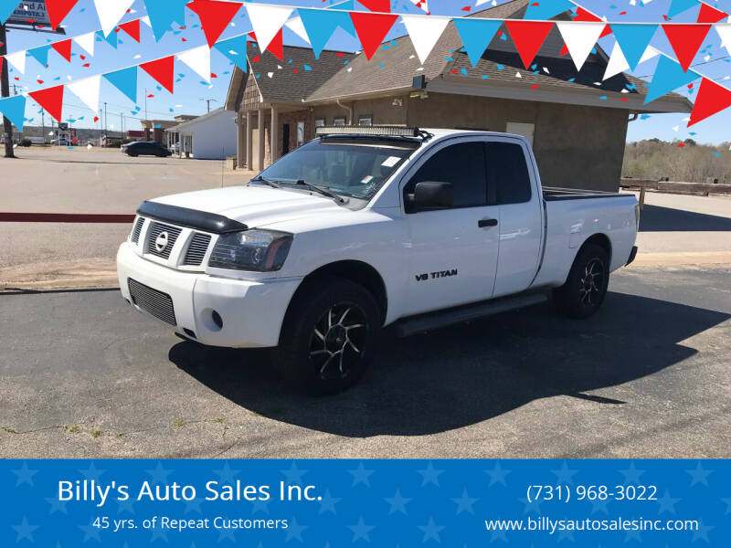 2007 Nissan Titan for sale at Billy's Auto Sales in Lexington TN