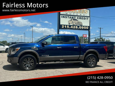 2017 Nissan Titan for sale at Fairless Motors in Fairless Hills PA