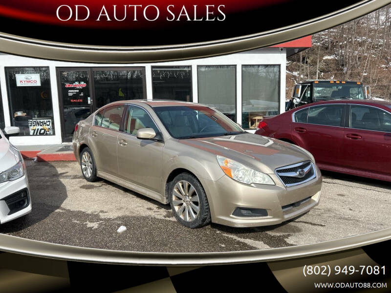 2010 Subaru Legacy for sale at OD AUTO SALES in Pownal VT