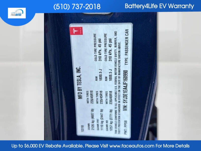 2018 Tesla Model 3