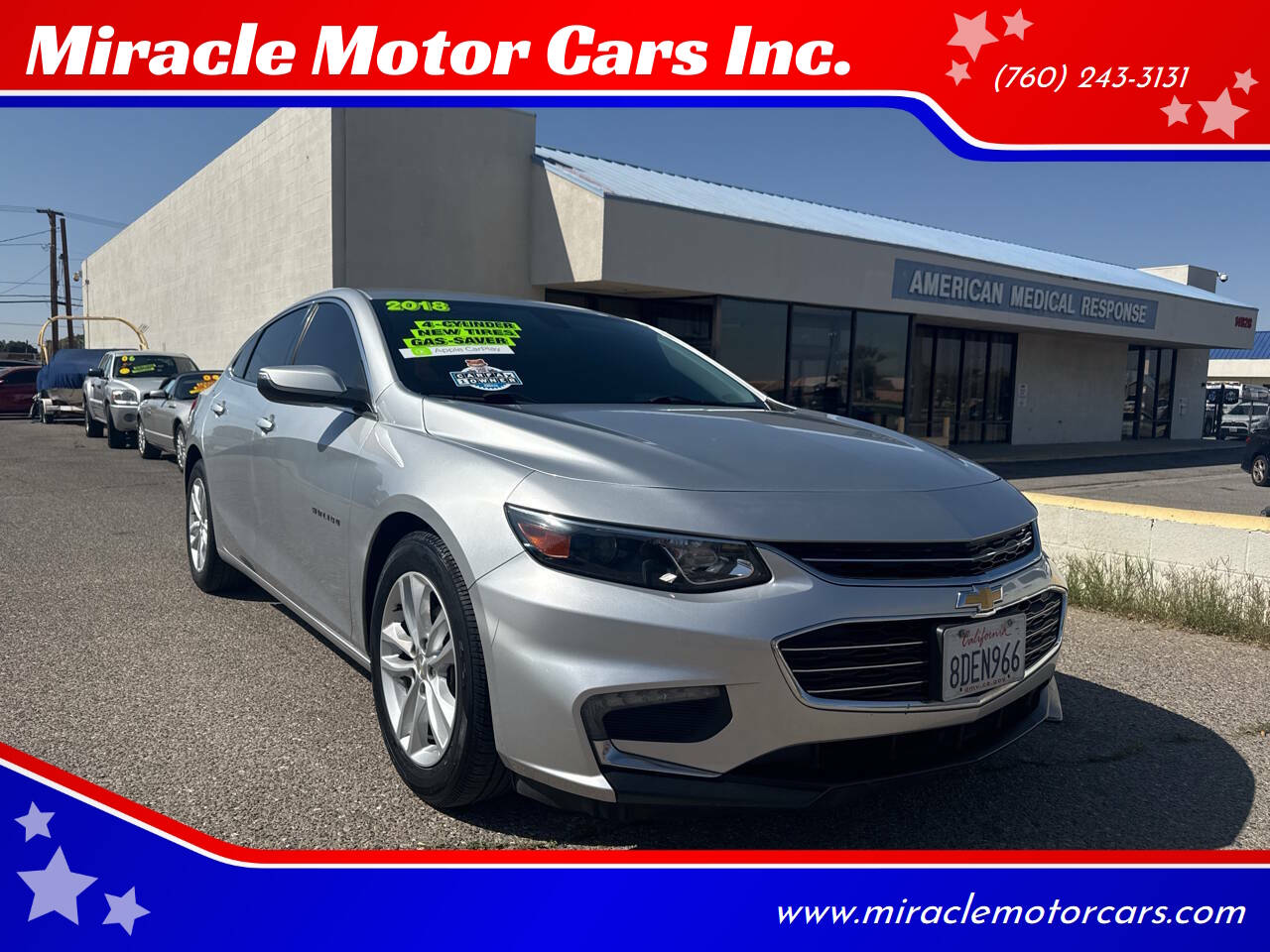 2018 Chevrolet Malibu LT 4dr Sedan 