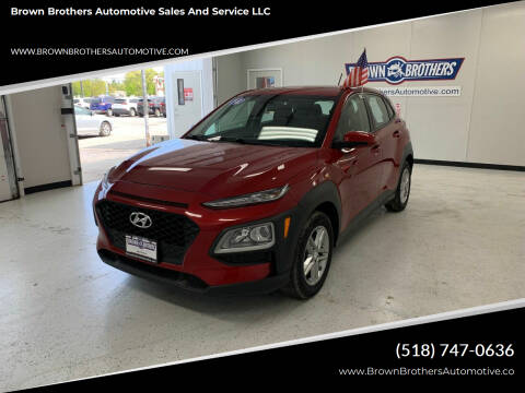 2018 Hyundai Kona for sale at Brown Brothers Automotive Sales And Service LLC in Hudson Falls NY