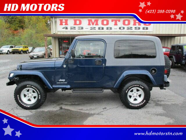 2005 Jeep Wrangler for sale at HD MOTORS in Kingsport TN