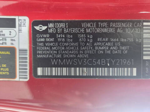 2011 MINI Cooper S