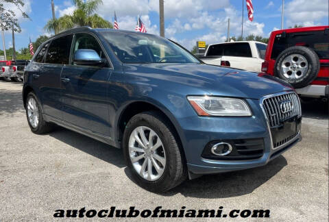 2016 Audi Q5 for sale at AUTO CLUB OF MIAMI, INC in Miami FL