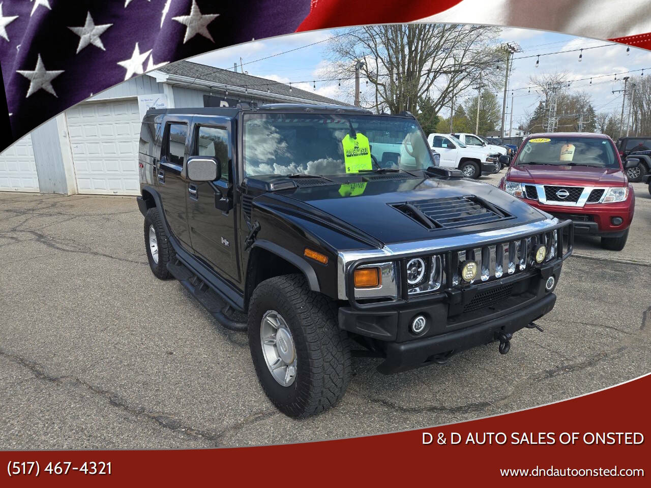 Black 2003 HUMMER H2 Base 4dr 4WD SUV 1