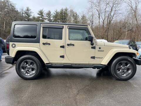 2017 Jeep Wrangler Unlimited for sale at Mark's Discount Truck & Auto in Londonderry NH