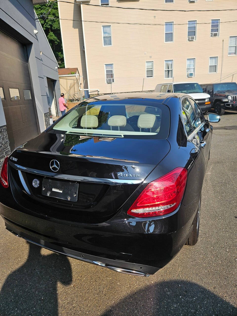 2015 Mercedes-Benz C-Class for sale at RENOS AUTO SALES LLC in Waterbury, CT