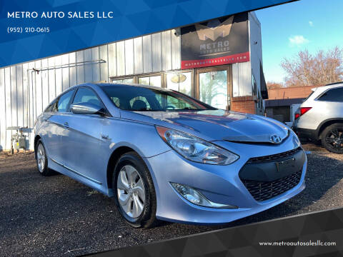 2015 Hyundai Sonata Hybrid for sale at METRO AUTO SALES LLC in Lino Lakes MN