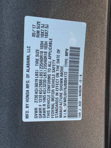 2018 Honda Odyssey EX-L