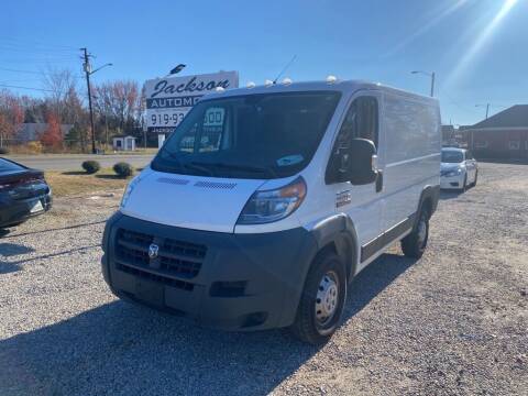 2016 RAM ProMaster Cargo for sale at Jackson Automotive in Smithfield NC