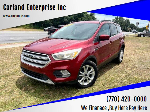 2018 Ford Escape for sale at Carland Enterprise Inc in Marietta GA