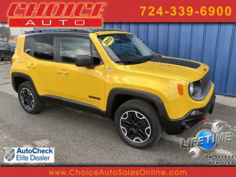 2015 Jeep Renegade for sale at CHOICE AUTO SALES in Murrysville PA