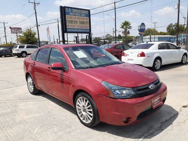 2011 Ford Focus for sale at S.A. BROADWAY MOTORS INC in San Antonio TX