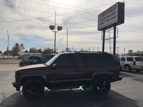 1999 Chevrolet Tahoe for sale at United Auto Sales in Oklahoma City OK