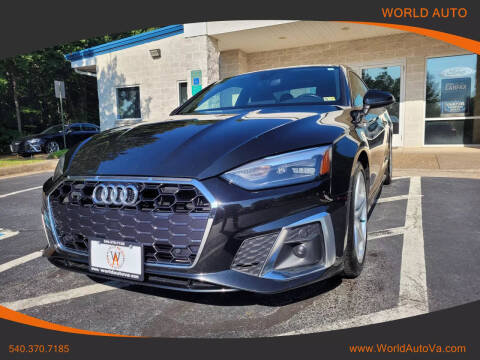 2022 Audi A5 for sale at World Auto in Fredericksburg VA