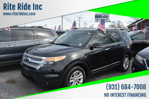 2013 Ford Explorer for sale at Rite Ride Inc 2 in Shelbyville TN
