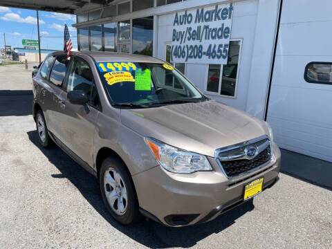 2014 Subaru Forester for sale at Auto Market in Billings MT