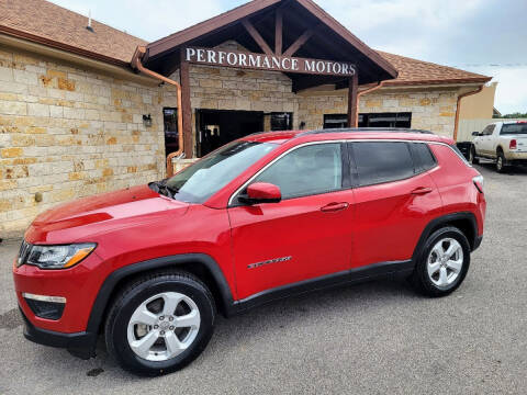 2019 Jeep Compass for sale at Performance Motors Killeen Second Chance in Killeen TX