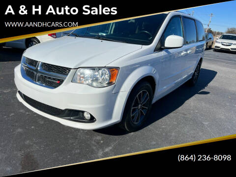 2017 Dodge Grand Caravan for sale at A & H Auto Sales in Greenville SC