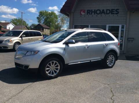 2013 Lincoln MKX for sale at Rhoades Automotive Inc. in Columbia City IN