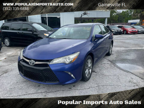 2015 Toyota Camry for sale at Popular Imports Auto Sales in Gainesville FL