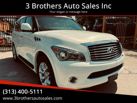 2012 Infiniti QX56 for sale at 3 Brothers Auto Sales Inc in Detroit MI