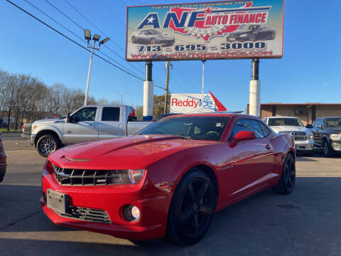 2010 Chevrolet Camaro for sale at ANF AUTO FINANCE in Houston TX