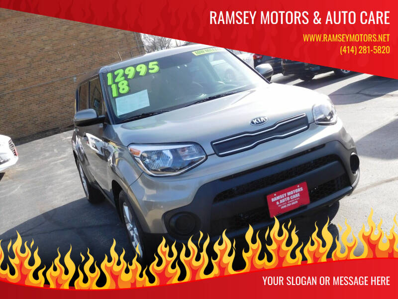 2018 Kia Soul for sale at Ramsey Motors & Auto Care in Milwaukee WI